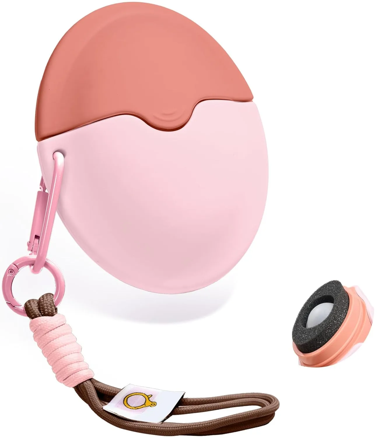 Sunscreen Applicator - Roller for Face, Sponge for Body & Extender for Hard-to-Reach Back, Lifetime Reusable(Brick Red)
