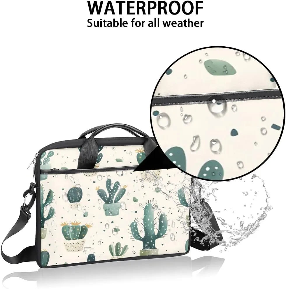 Sunshine Cactus Desert 15 Inch Laptop Bag Laptop Shoulder Bag Computer Cases for Laptops or Tablets