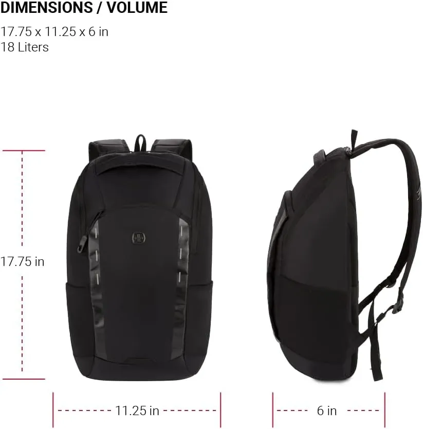 SwissGear Viibe I, Black, 17.75 Inch