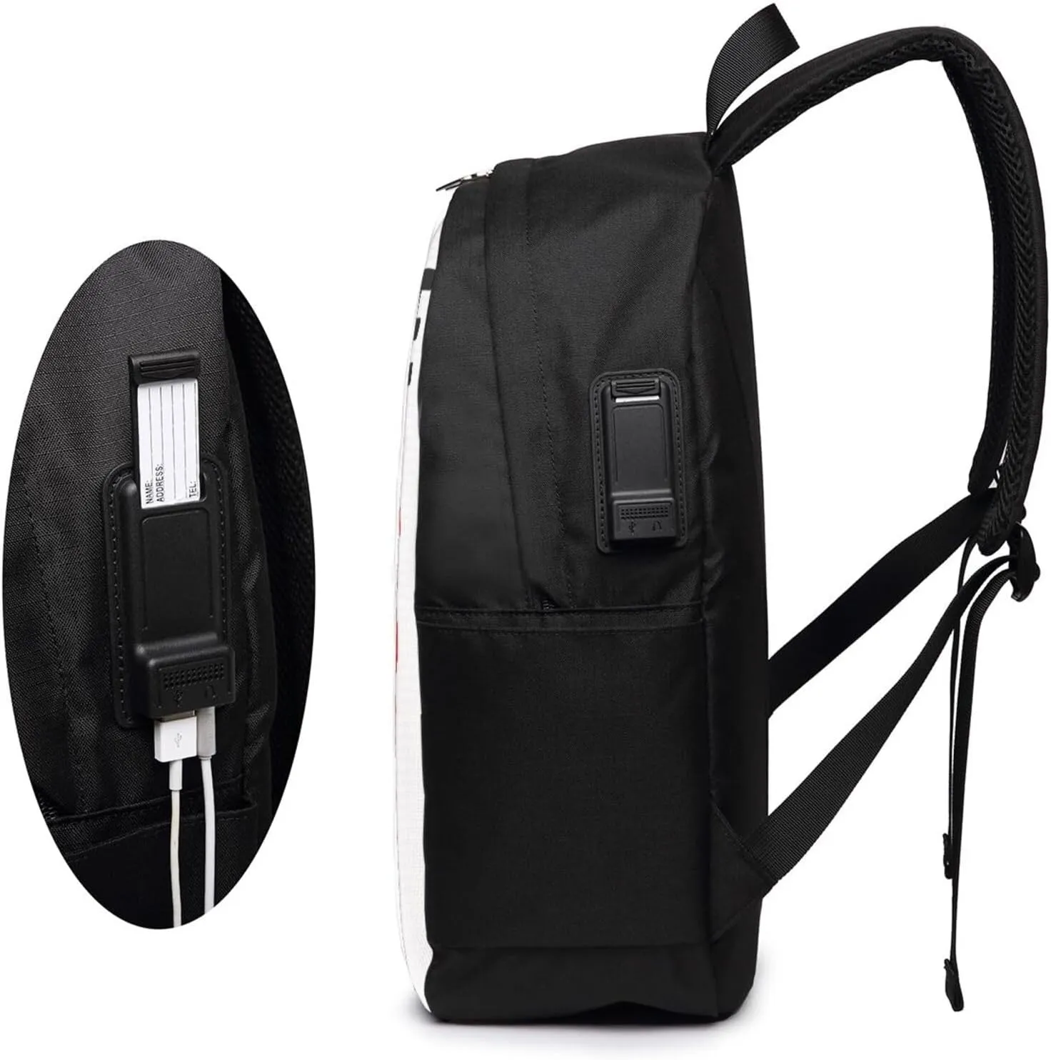 Switzerland Swiss Flag Laptop Backpacks Travel Backpack Casual Business Daypack Sport Rucksack Computer Bag Fits up to 17 Inch Notebook with USB Port