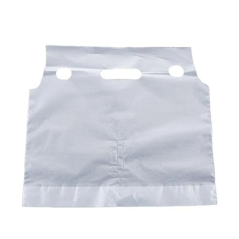 Take Out Bags 1/2Cup(s) 500PCS PE Die Cut Handle Drink Bags