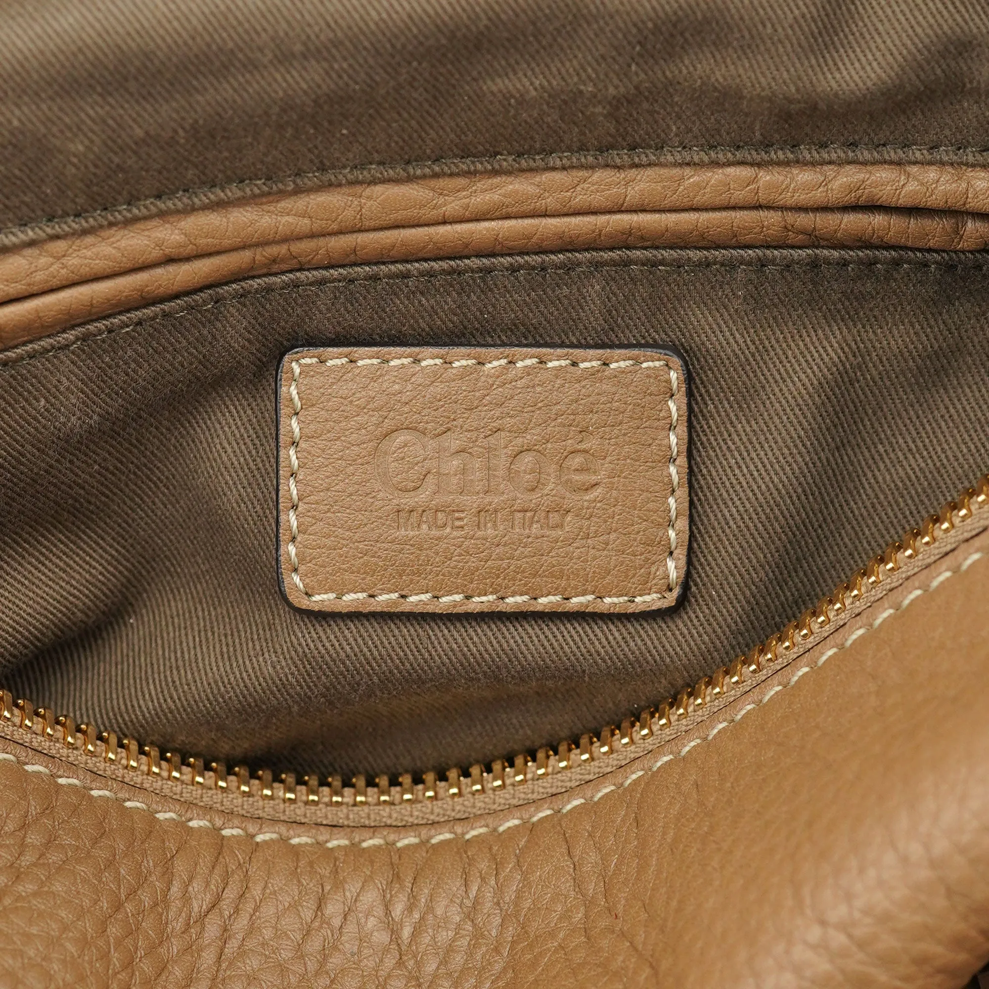 Tan Leather Marcie Shoulder Bag
