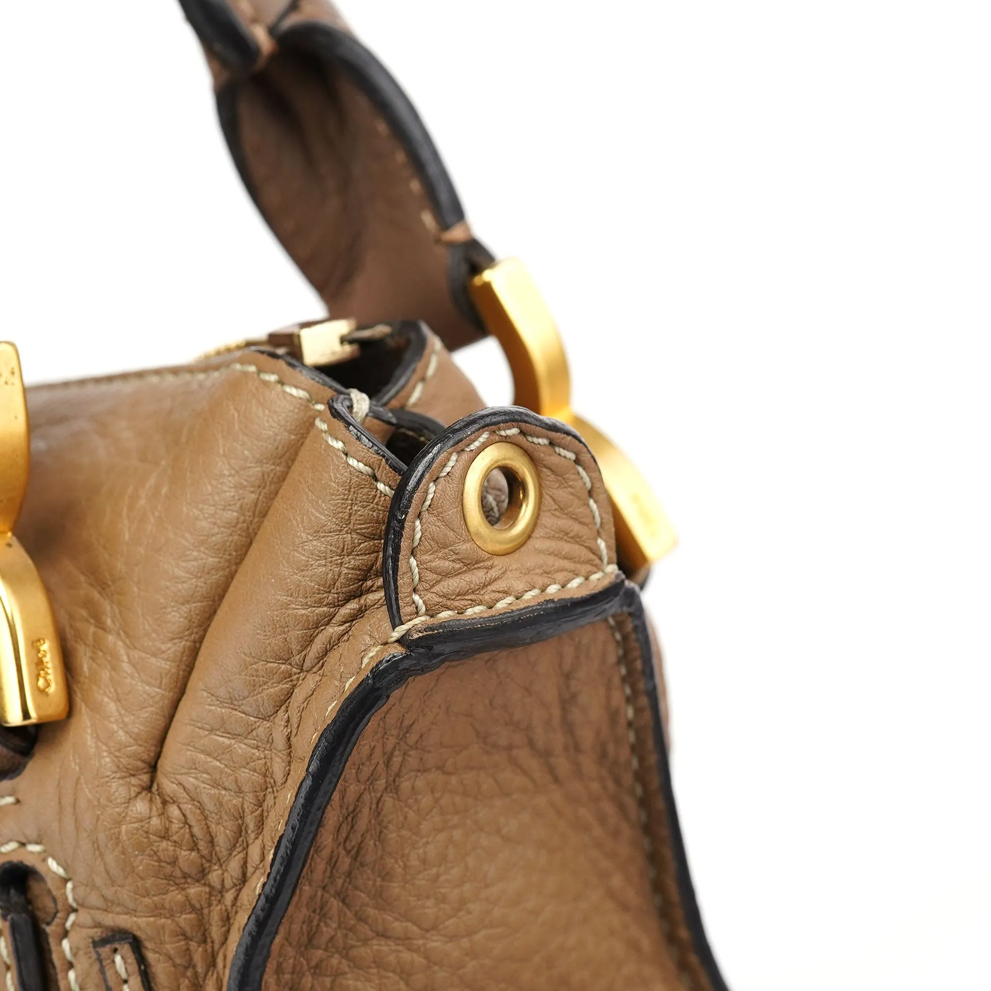 Tan Leather Marcie Shoulder Bag