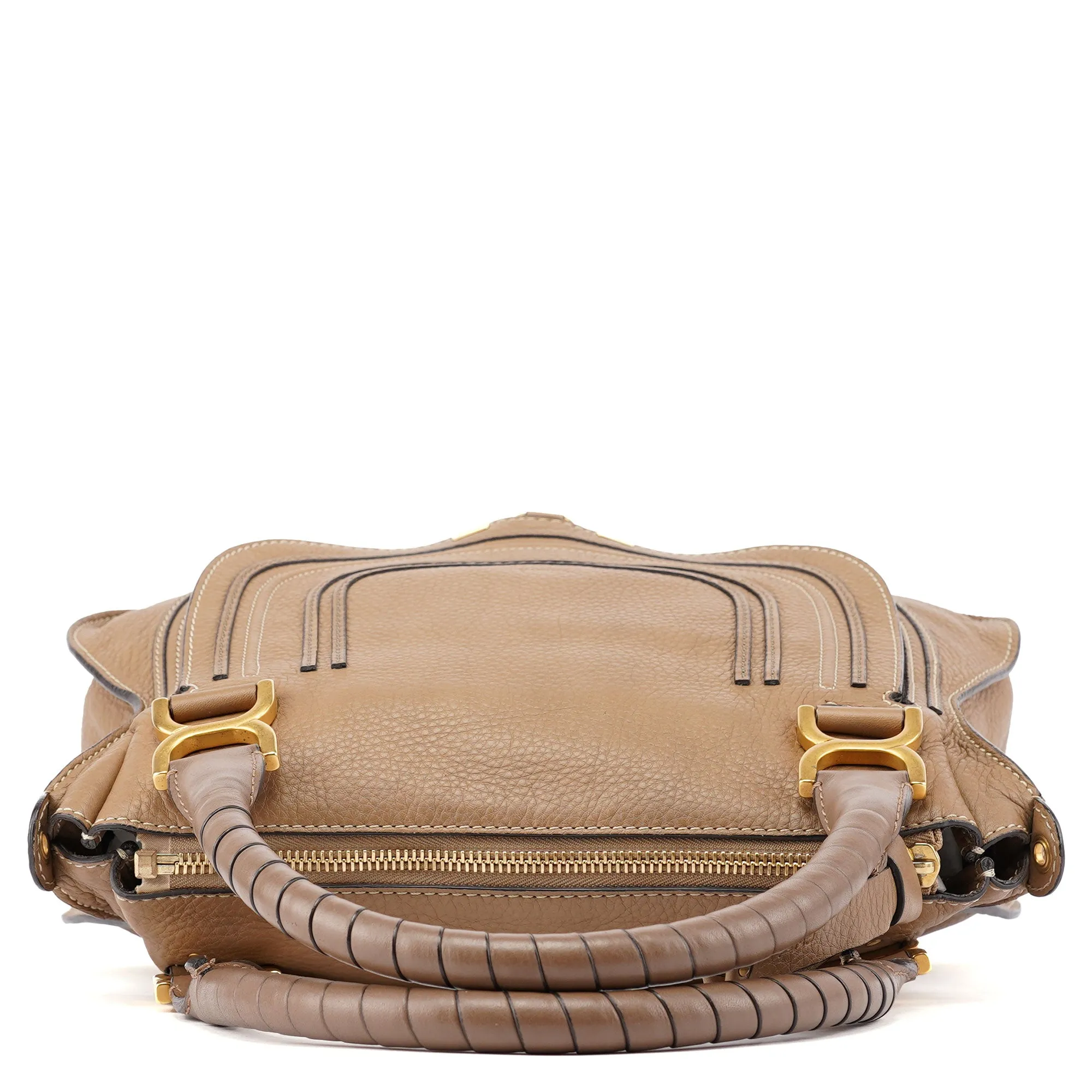 Tan Leather Marcie Shoulder Bag