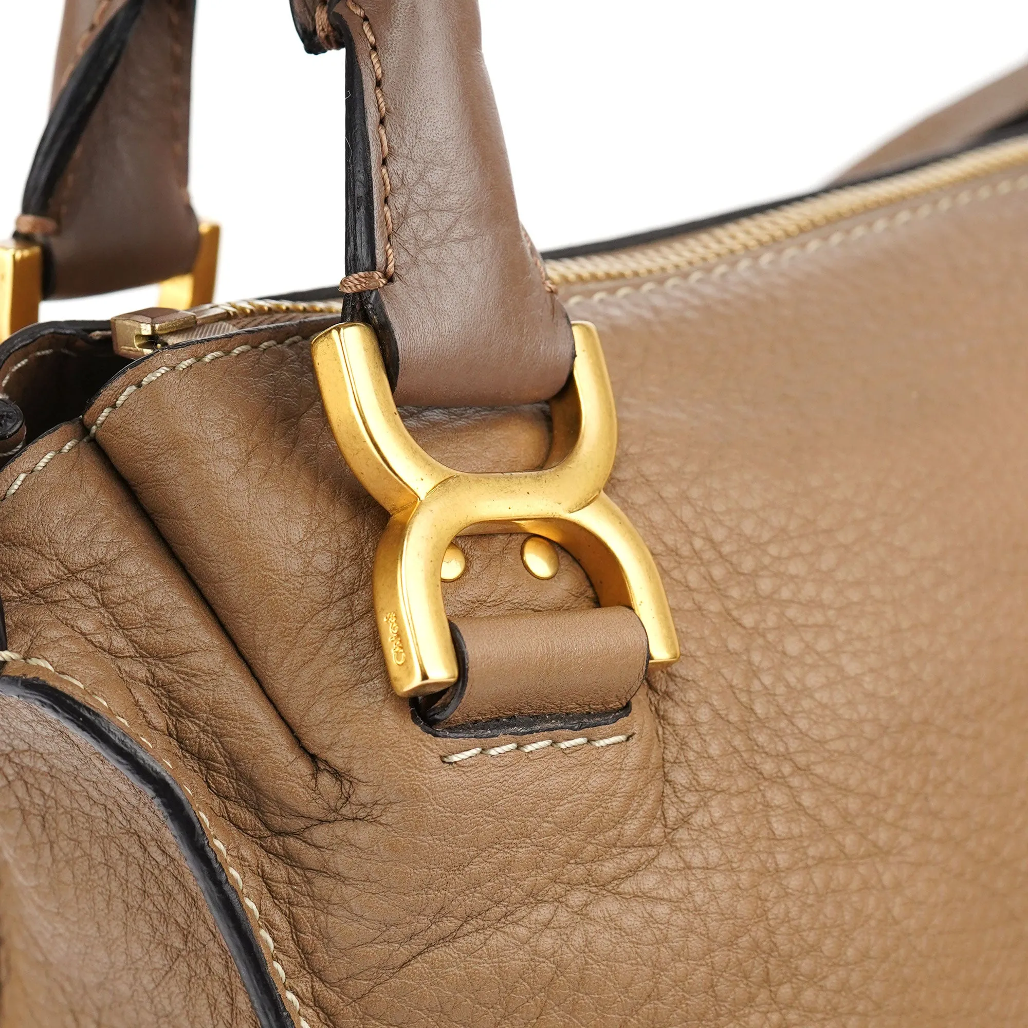 Tan Leather Marcie Shoulder Bag