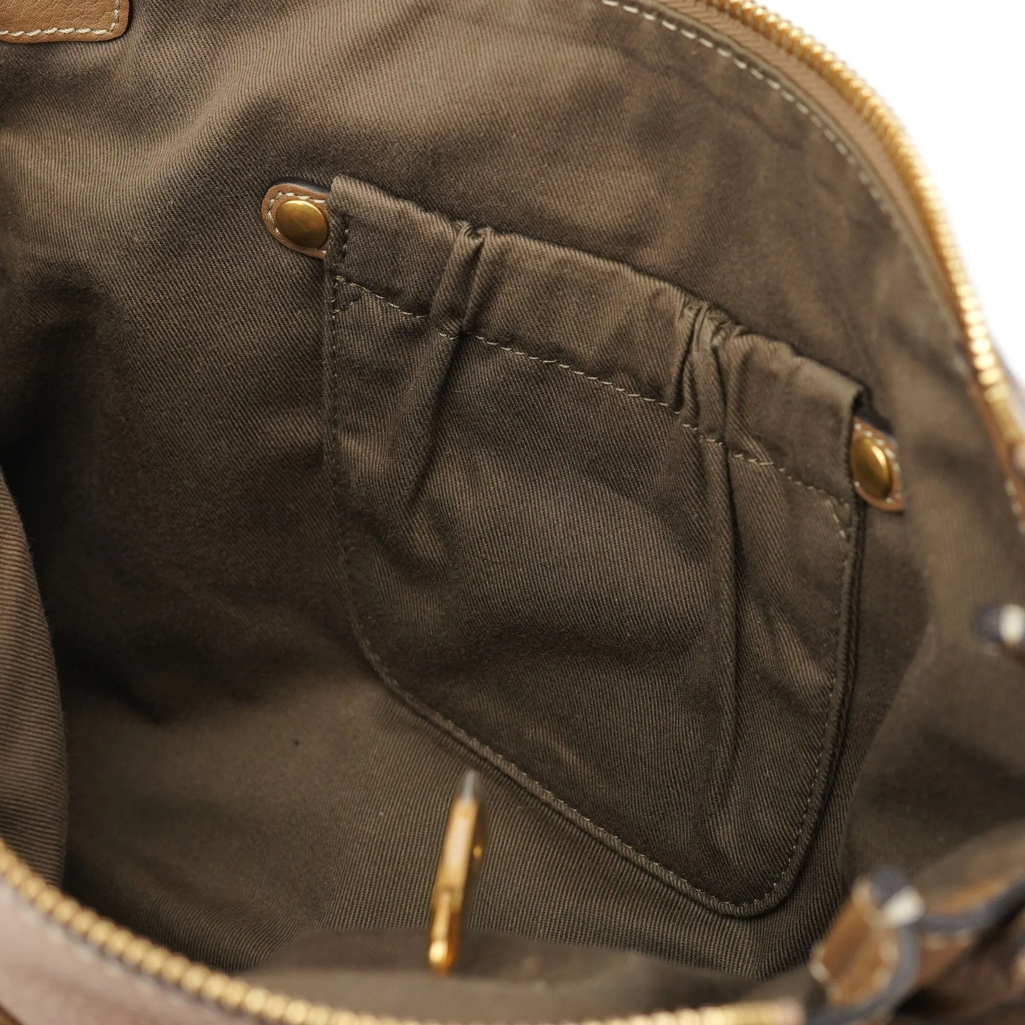 Tan Leather Marcie Shoulder Bag