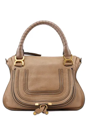 Tan Leather Marcie Shoulder Bag