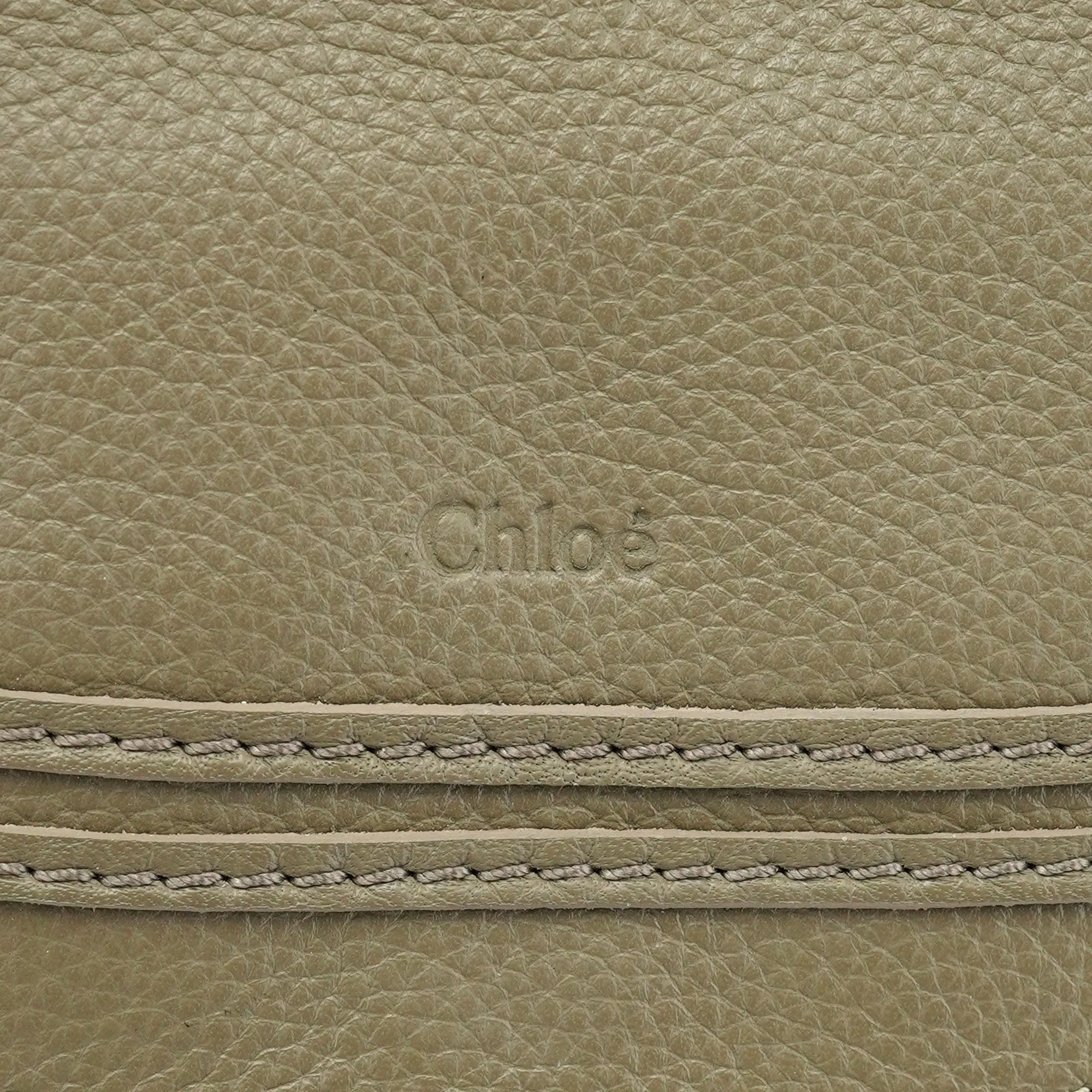 Taupe Leather Marcie Shoulder Bag