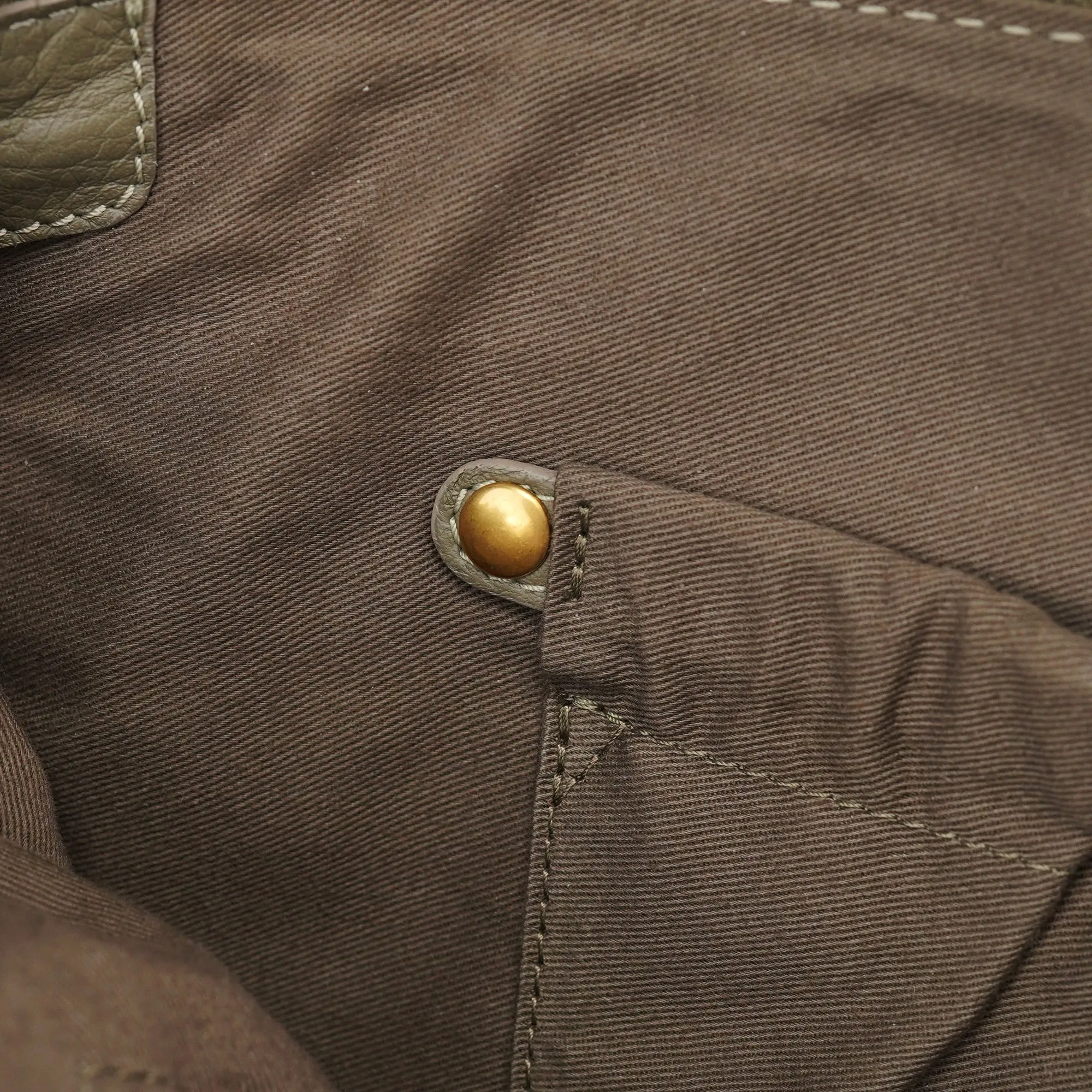 Taupe Leather Marcie Shoulder Bag
