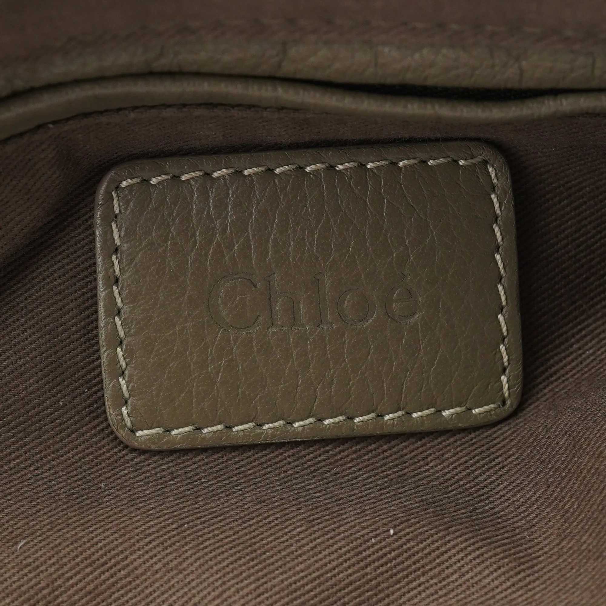 Taupe Leather Marcie Shoulder Bag