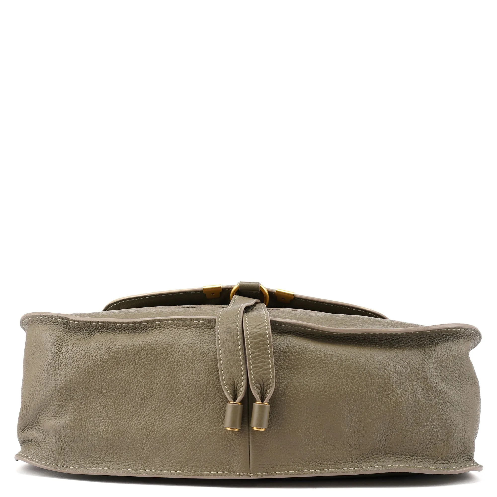 Taupe Leather Marcie Shoulder Bag