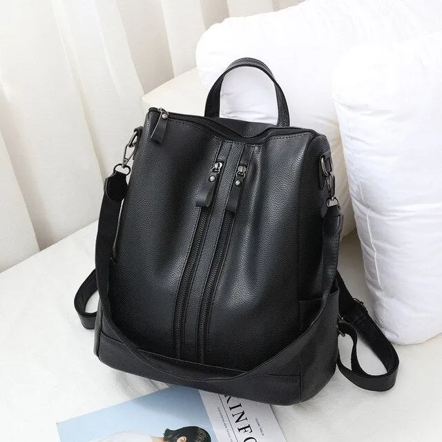 Teenage For Sophisticated Girls Elegant Backpacks Leather