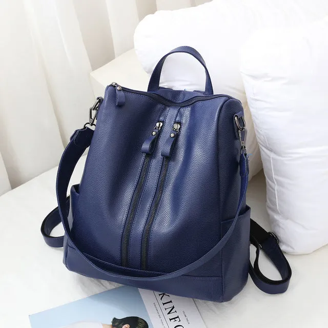 Teenage For Sophisticated Girls Elegant Backpacks Leather