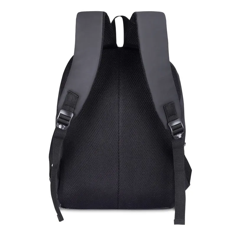 THE CLOWNFISH Outlander Series 28 liters Faux Leather 15.6 inch Laptop Backpack for Men and Women (Black)