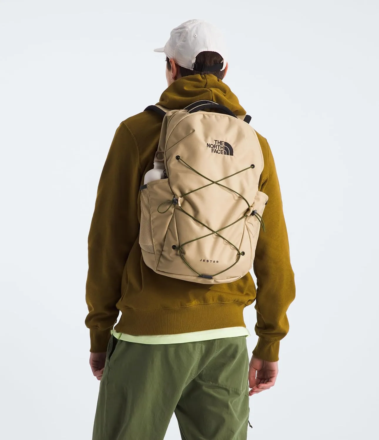 THE NORTH FACE Jester Everyday Laptop Backpack, Khaki Stone/Forest Olive, One Size