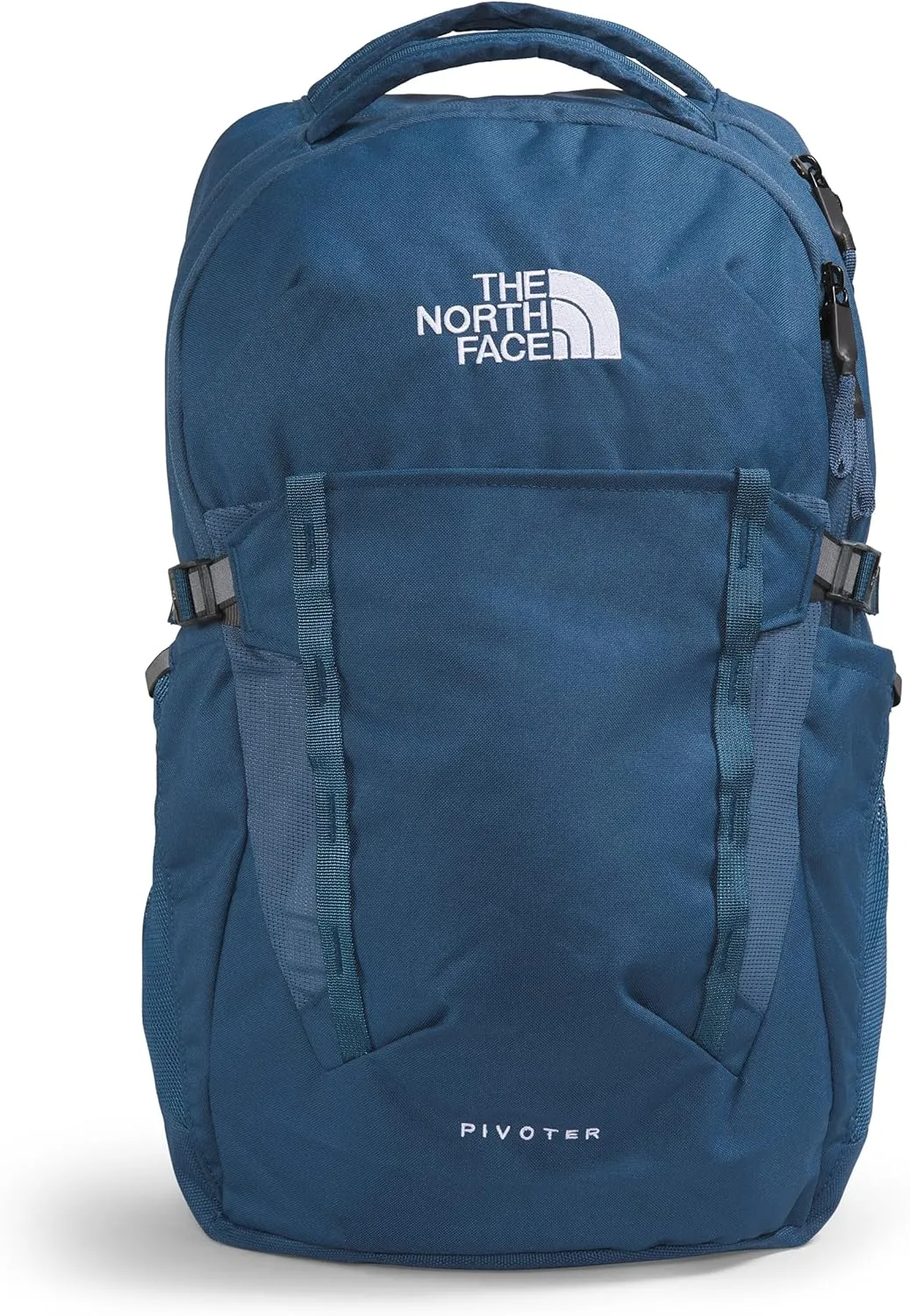 THE NORTH FACE Pivoter Everyday Laptop Backpack - NPF, Shady Blue/TNF White-NPF, One Size