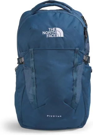 THE NORTH FACE Pivoter Everyday Laptop Backpack - NPF, Shady Blue/TNF White-NPF, One Size