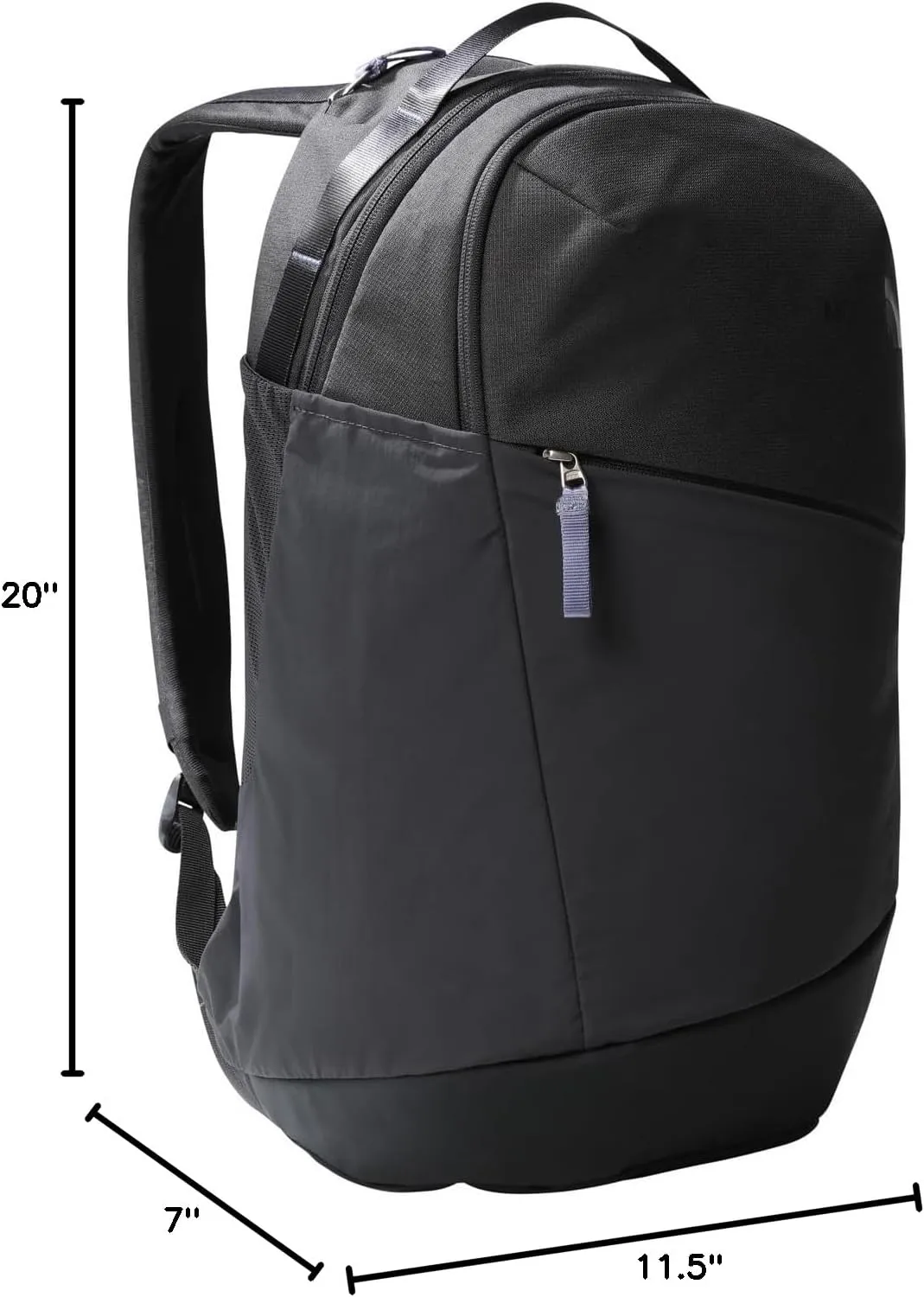 THE NORTH FACE Women's Isabella 3.0 Backpack, Asphalt Grey Light Heather/Folk Blue, One Size