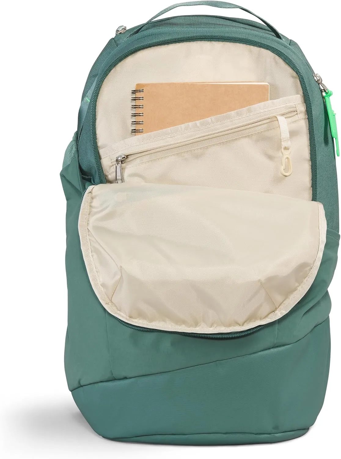 THE NORTH FACE Women's Isabella 3.0 Backpack, Dark Sage Light Heather/Chlorophyll Green, One Size