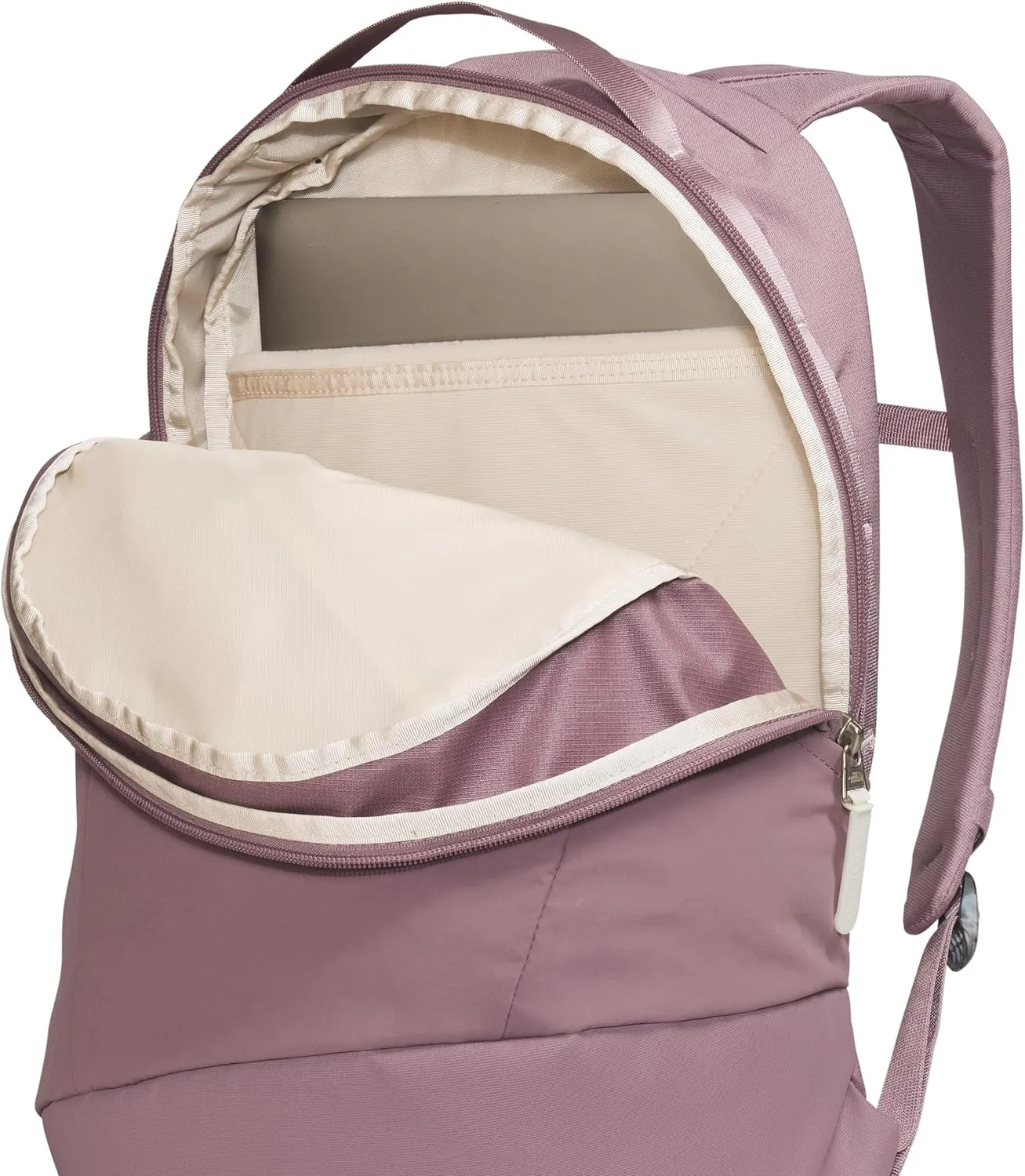 THE NORTH FACE Women's Isabella 3.0 Backpack, Fawn Grey Light Heather/Gardenia White, One Size