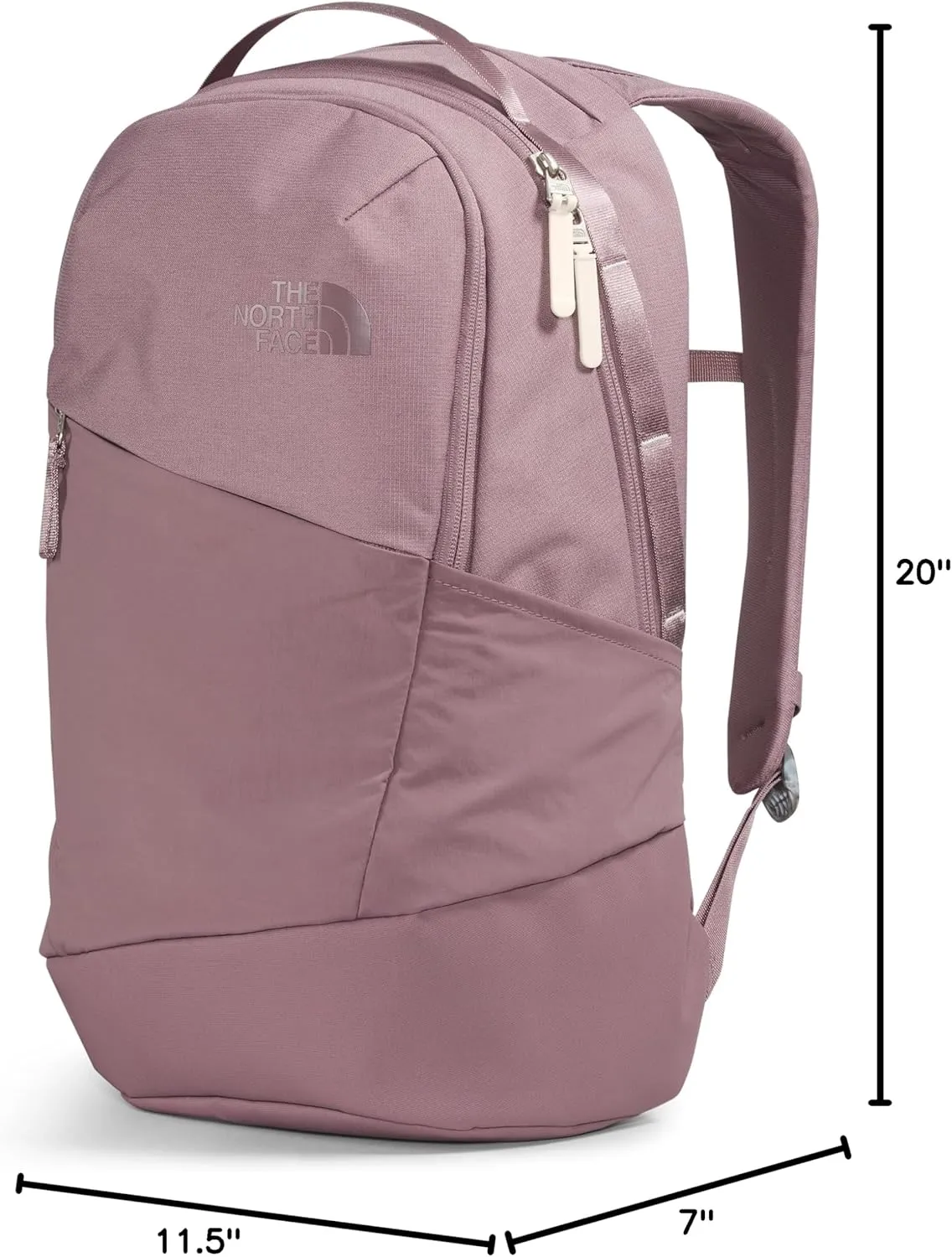 THE NORTH FACE Women's Isabella 3.0 Backpack, Fawn Grey Light Heather/Gardenia White, One Size