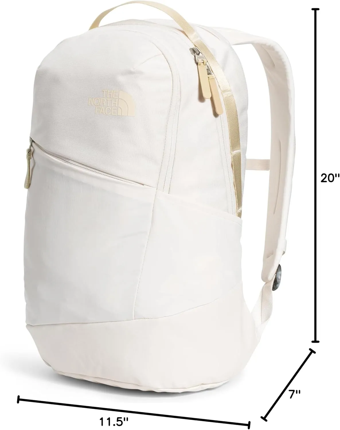 THE NORTH FACE Women's Isabella 3.0 Backpack, Gardenia White Dark Heather/Gravel, One Size