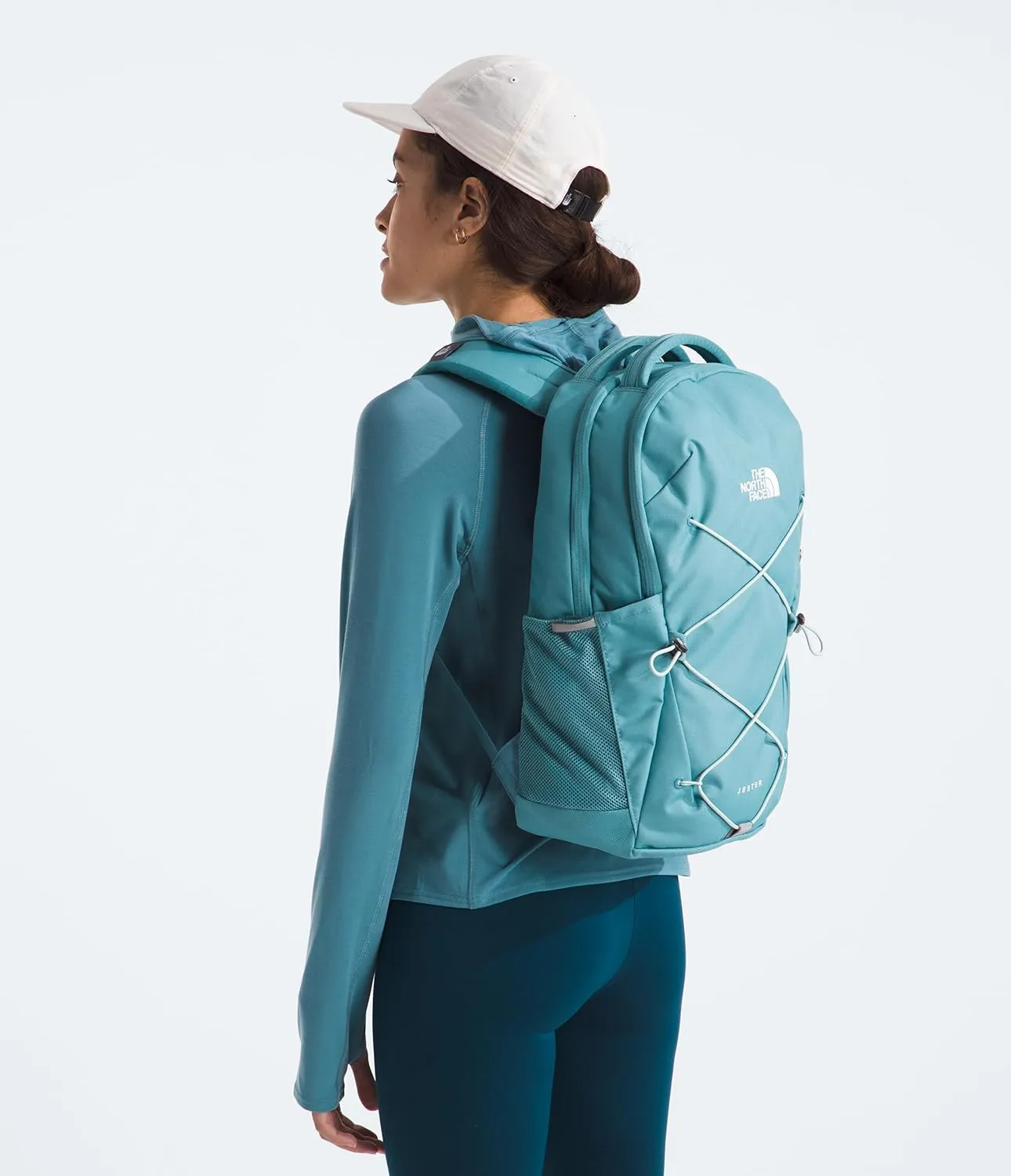 THE NORTH FACE Women's Jester Everyday Laptop Backpack, Algae Blue/Muted Pine, One Size