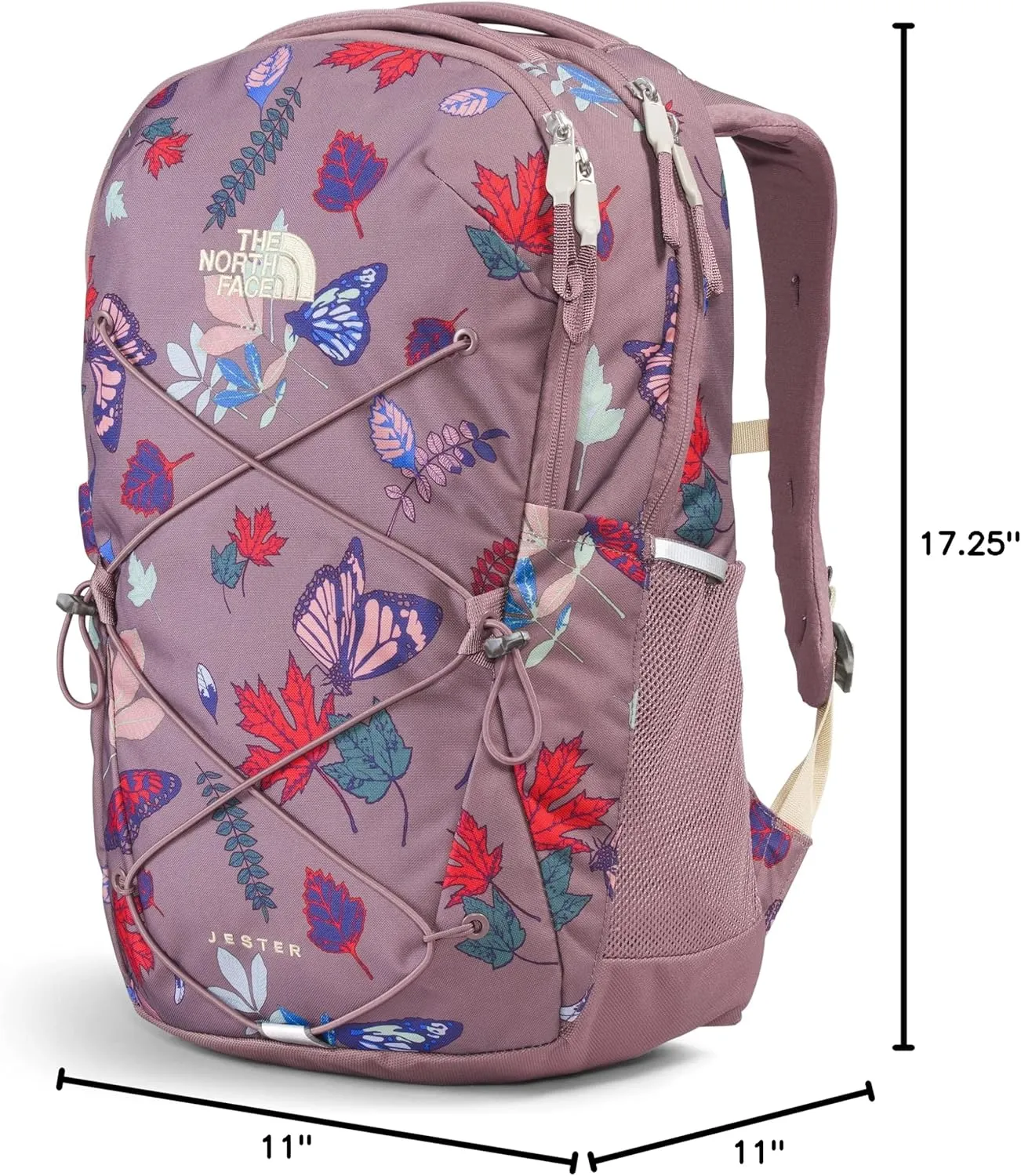 THE NORTH FACE Women's Jester Everyday Laptop Backpack, Fawn Grey Fall Wanderer Print, One Size