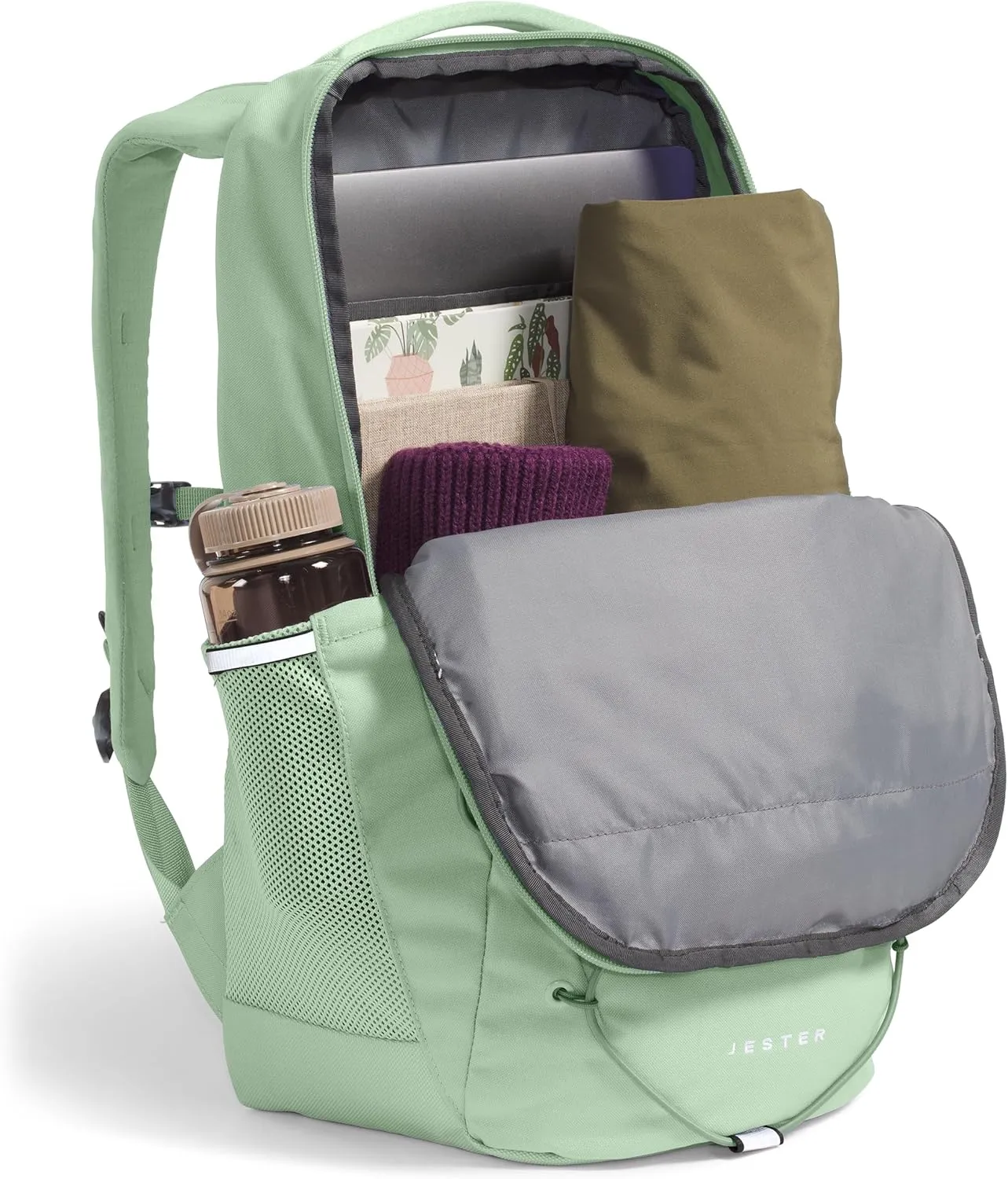 THE NORTH FACE Women's Jester Everyday Laptop Backpack - PFAS Free, Misty Sage-NPF, One Size