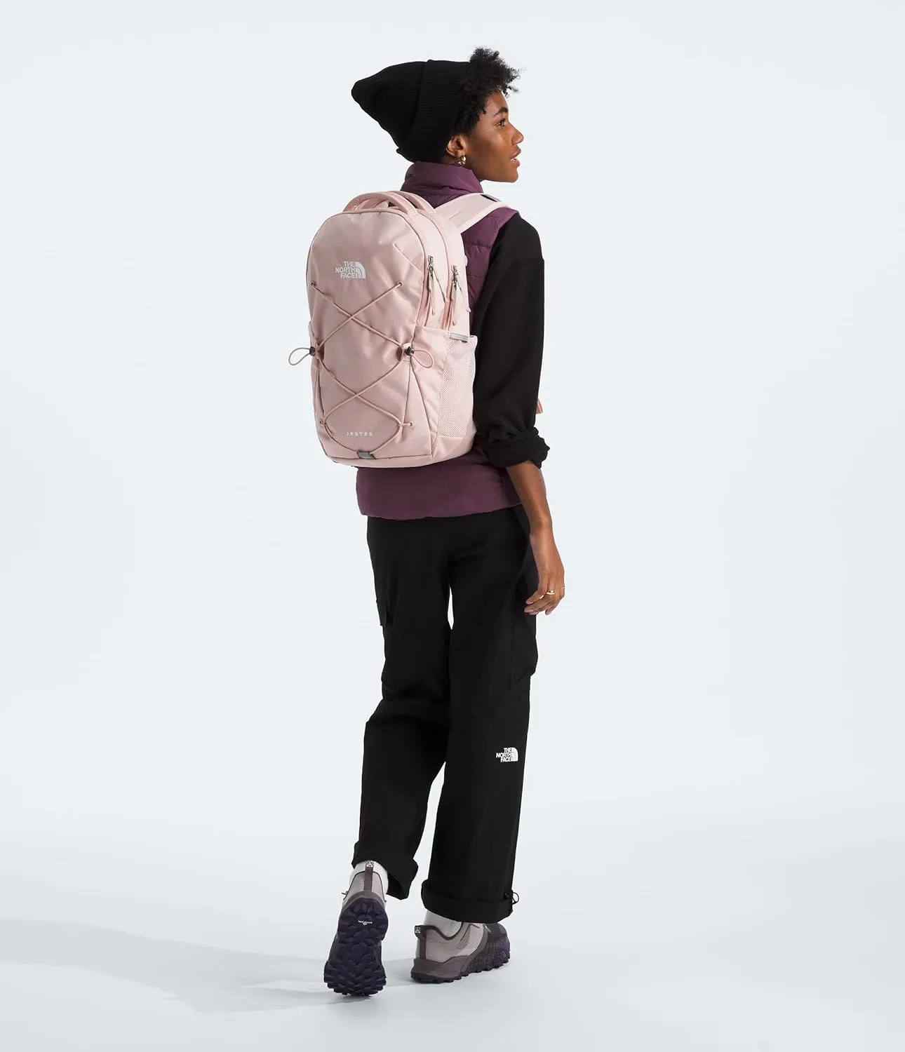 THE NORTH FACE Women's Jester Everyday Laptop Backpack, Pink Moss, One Size