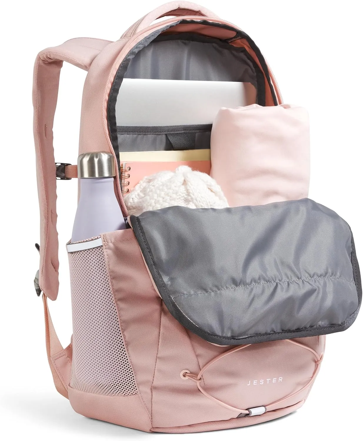 THE NORTH FACE Women's Jester Everyday Laptop Backpack, Pink Moss, One Size