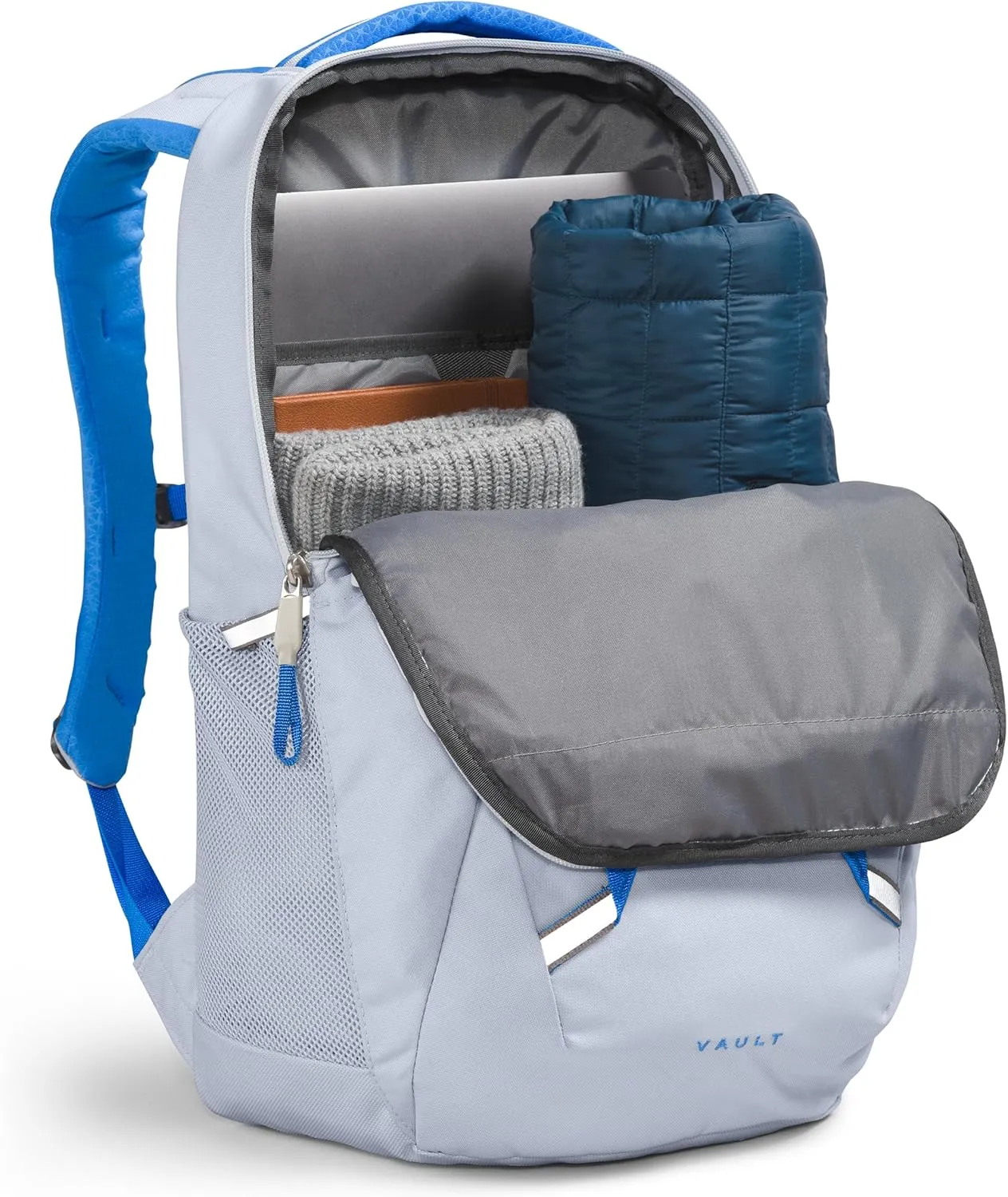 THE NORTH FACE Women's Vault Everyday Laptop Backpack, Dusty Periwinkle/Optic Blue, One Size