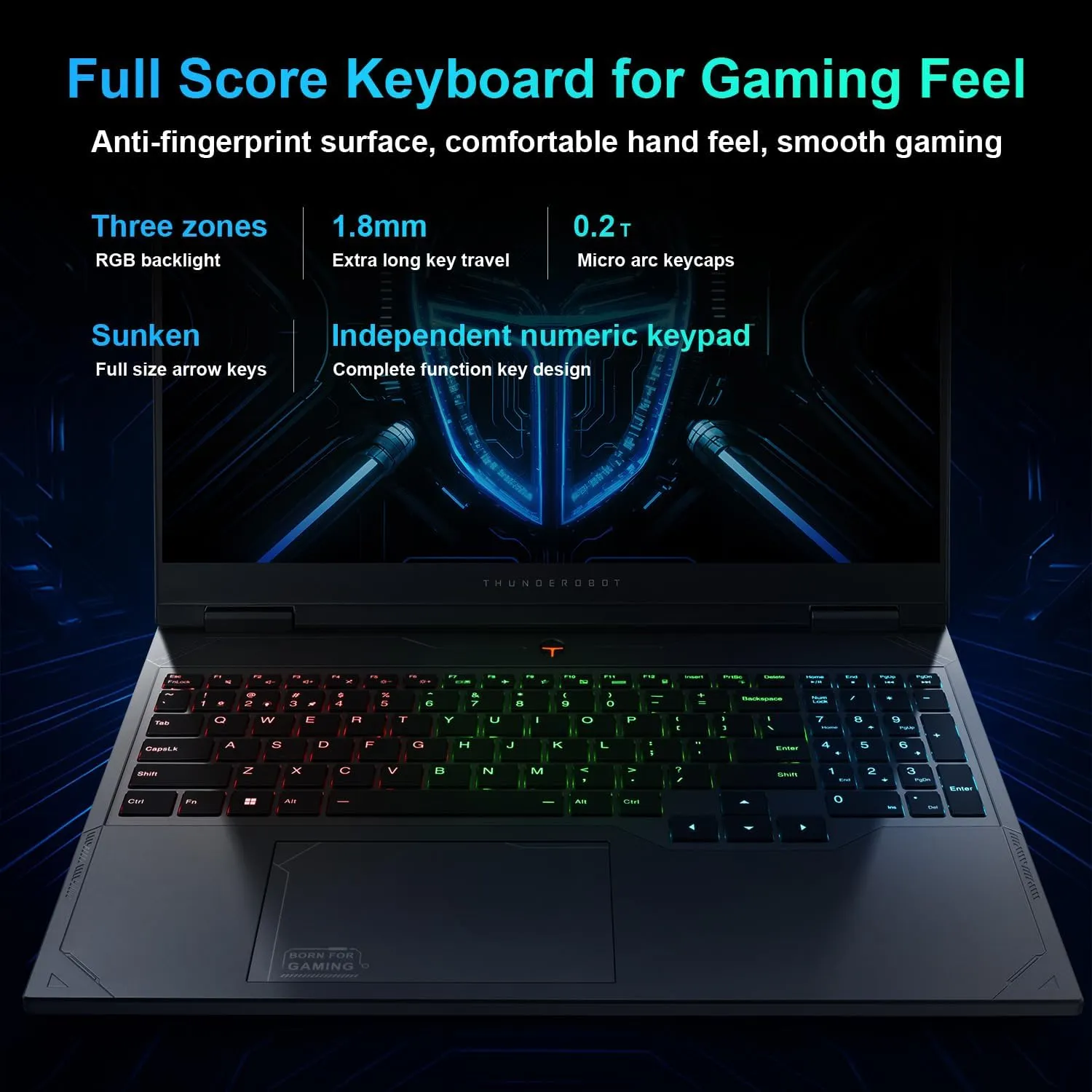 Thunderobot Radiant 16 i9 5080 2.5K Gaming Laptop, 16" WQXGA up to 300Hz Display, Intel Core i9-14900HX, GeForce RTX 5080, 32GB DDR5, 2TB SSD, RGB Backlit Keyboard, Wi-Fi 6, Windows 11 Home, Black