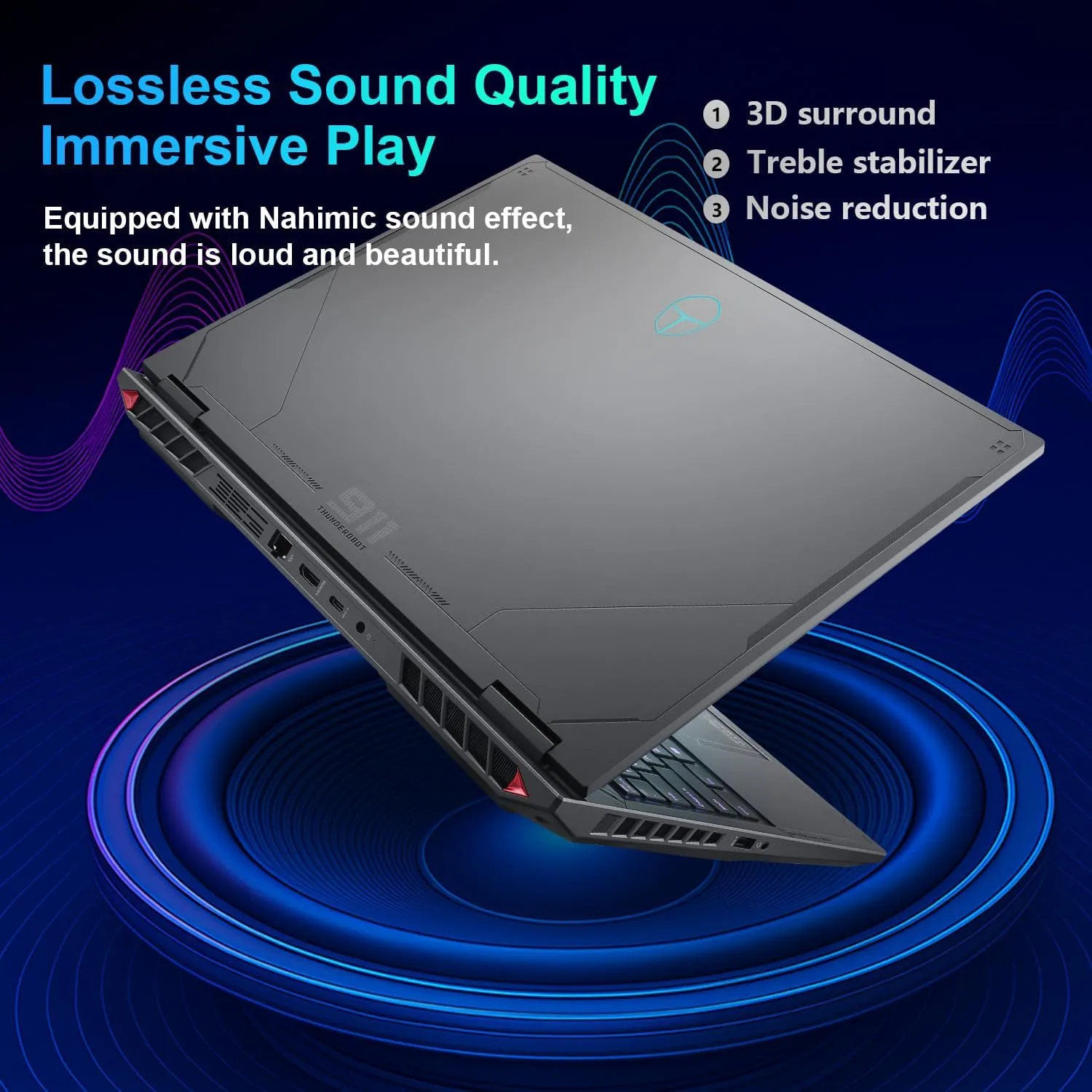 Thunderobot Radiant 16 i9 5080 2.5K Gaming Laptop, 16" WQXGA up to 300Hz Display, Intel Core i9-14900HX, GeForce RTX 5080, 32GB DDR5, 2TB SSD, RGB Backlit Keyboard, Wi-Fi 6, Windows 11 Home, Black