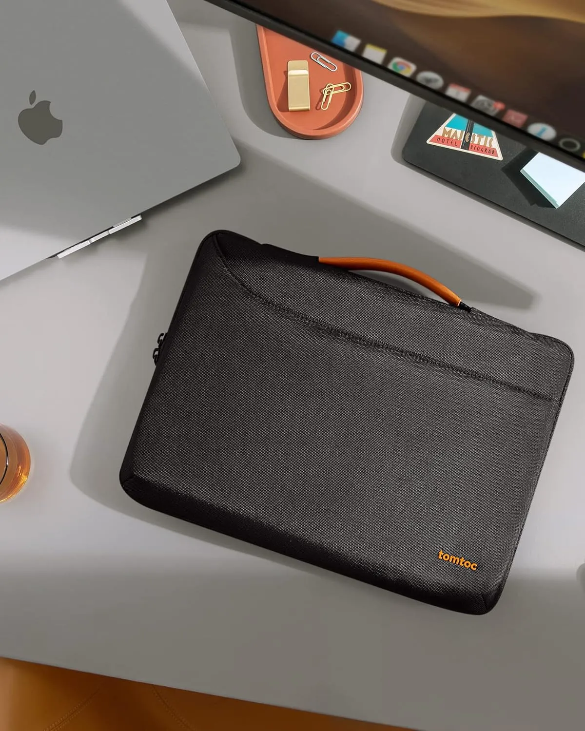 tomtoc 360 Protective Laptop Carrying Case for 16-inch MacBook Pro M4/M3/M2/M1 Pro/Max A3403 A3186 A2991 A2780 A2485 2024-2019, Dell XPS 16 Plus, Jumper 16-inch Laptop, Water-Resistant Sleeve Bag