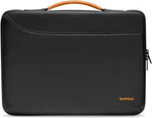 tomtoc 360 Protective Laptop Carrying Case for 16-inch MacBook Pro M4/M3/M2/M1 Pro/Max A3403 A3186 A2991 A2780 A2485 2024-2019, Dell XPS 16 Plus, Jumper 16-inch Laptop, Water-Resistant Sleeve Bag