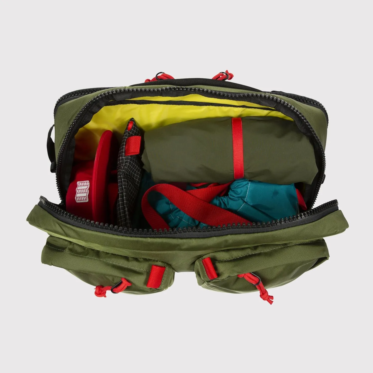 Topo Designs Global Briefcase - Bold Daily Carry Bag, Commuting Travel Pack with Oversized Zips, Signature Denver Style (Eco-Friendly/Dark Denim)