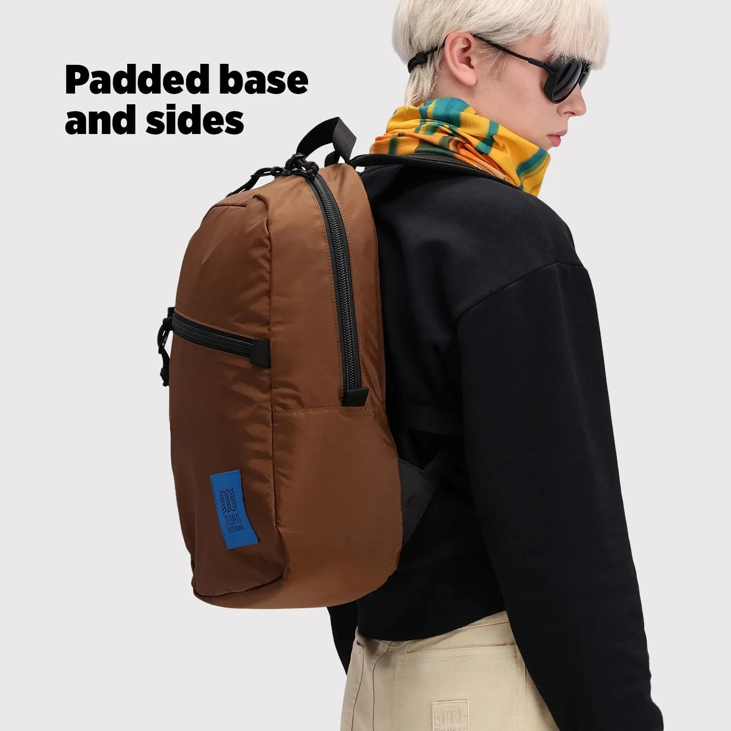 Topo Designs Light Pack, Dark Khaki/Navy, One Size