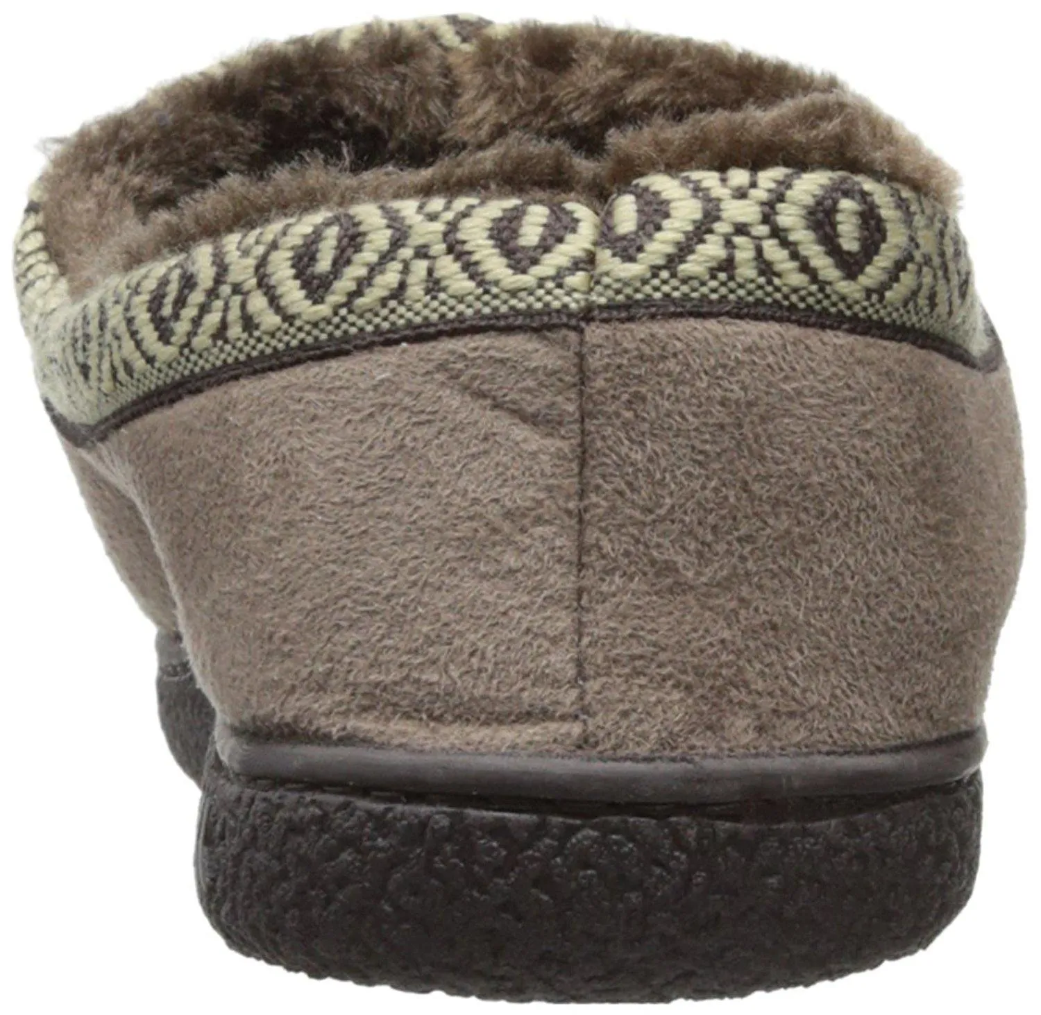 Totes ISOTONER Men's Microsuede Slip-On Slipper (Medium - 8-9, Taupe)