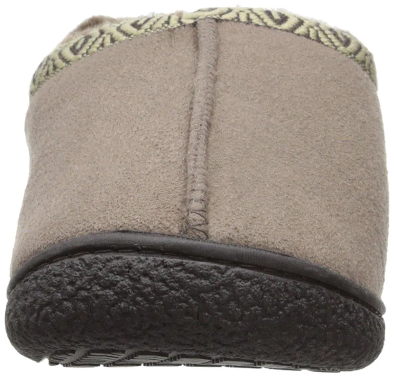 Totes ISOTONER Men's Microsuede Slip-On Slipper (Medium - 8-9, Taupe)