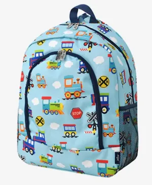 Train Print NGIL Canvas Backpack