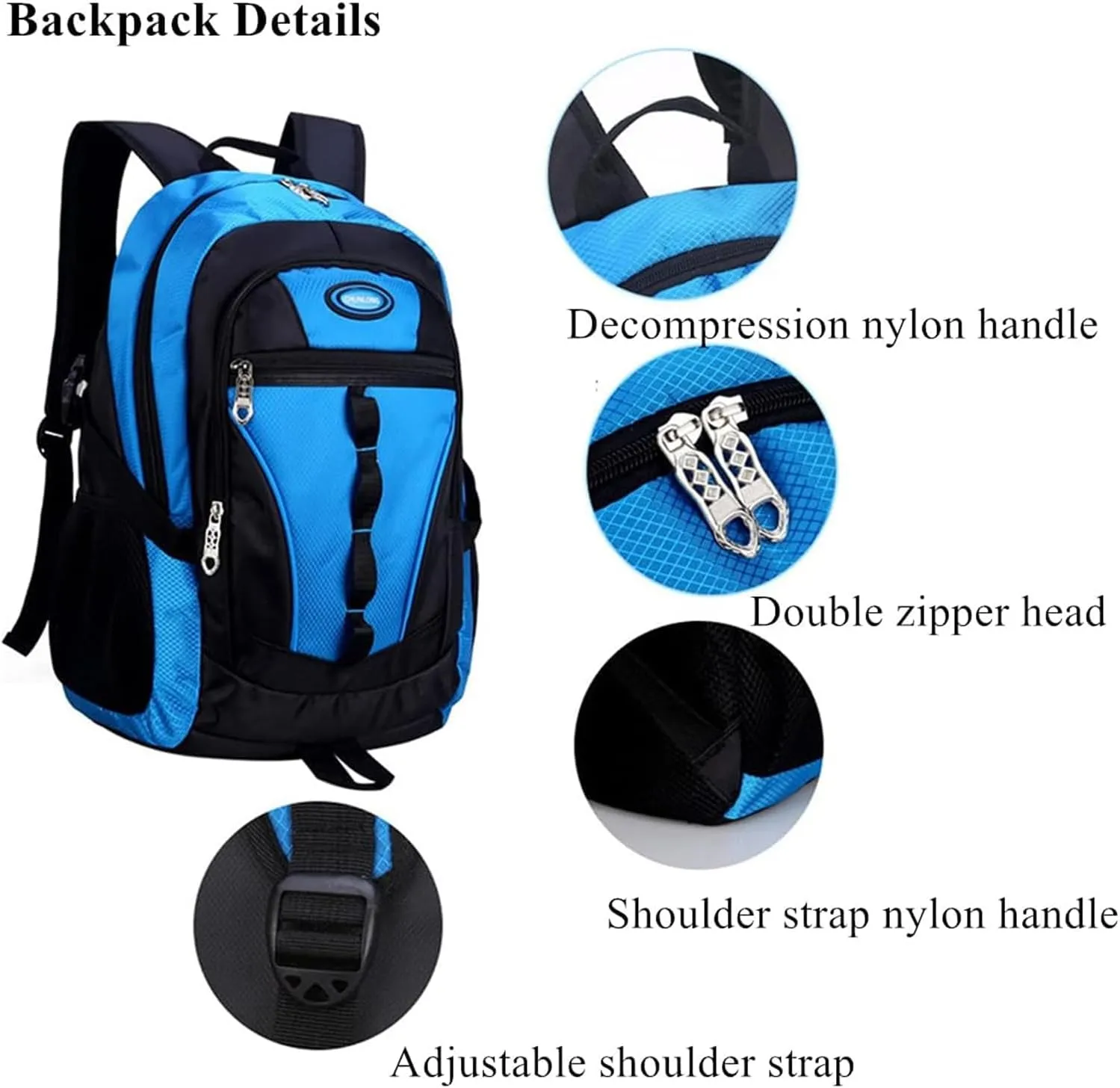Travel Backpack Anti Theft Rucksack Nylon Waterproof Sports Backpack Mountaineering Backpack Ergonomic Backpack Hiking (Green,18.×13×8inch)