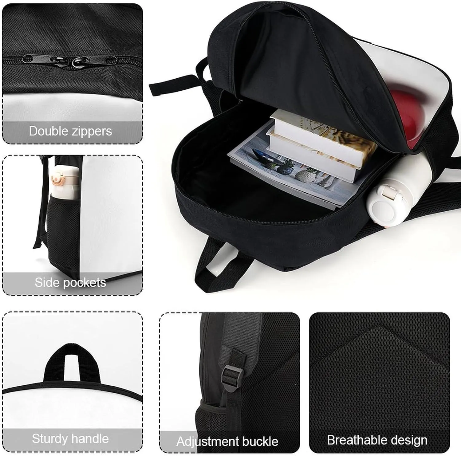 Travel Backpack for Men Women Daypack Chilean Cherries Laptop Backpack Computer Bag Business Work Bag for Work