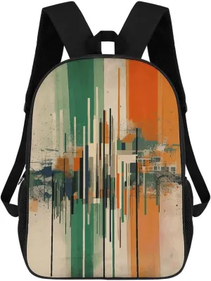 Travel Backpack for Men Women Daypack Complex Patterns Laptop Backpack Computer Bag Business Work Bag for Work