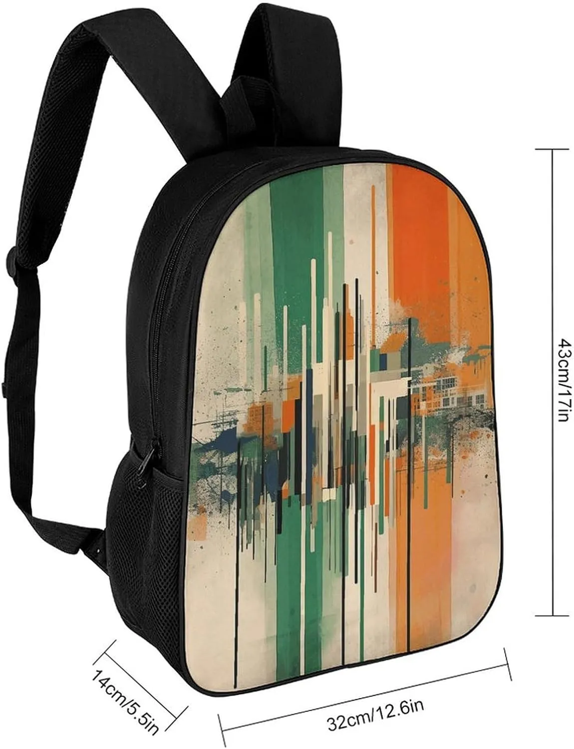 Travel Backpack for Men Women Daypack Complex Patterns Laptop Backpack Computer Bag Business Work Bag for Work