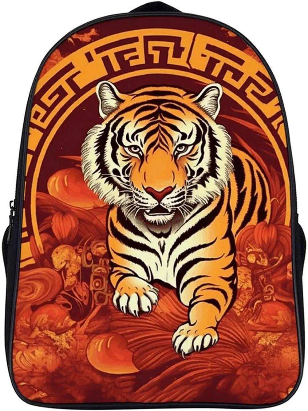 Travel Laptop Backpack for Men Women Prosperity in The Year of The Tiger Backpack Computer Bag Carry on Daypack for Picnic