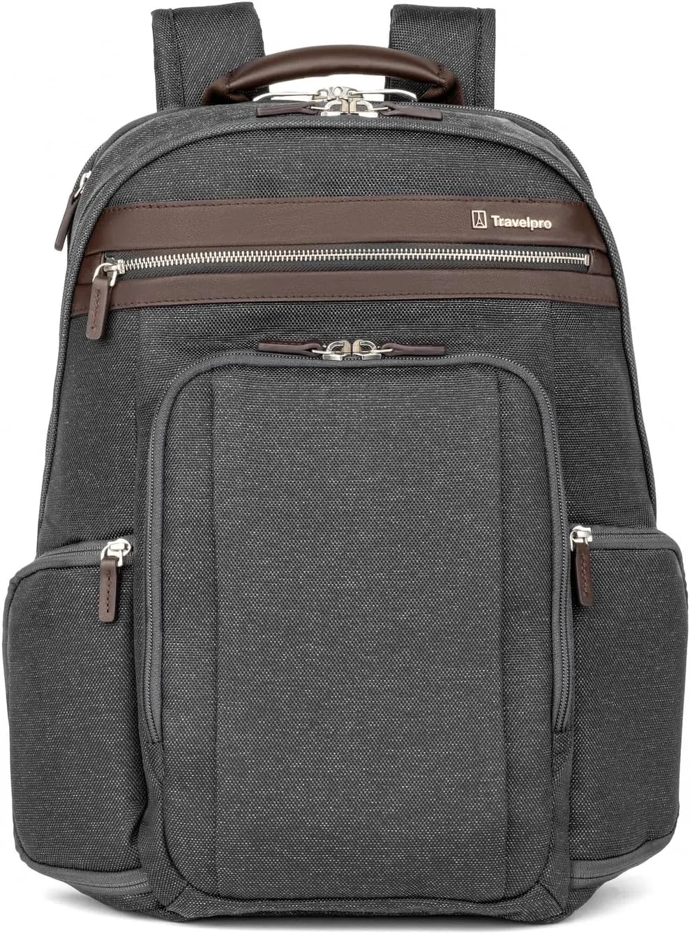 Travelpro Platinum Elite Business Laptop Travel Backpack, Fits up to 16 Inch Laptop, Water Resistant, Men and Women, Vintage Grey