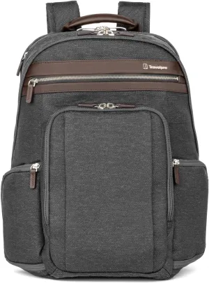 Travelpro Platinum Elite Business Laptop Travel Backpack, Fits up to 16 Inch Laptop, Water Resistant, Men and Women, Vintage Grey