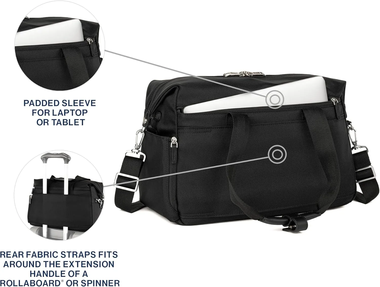 Travelpro Platinum Elite Carry on Soft Travel Underseat Tote Bag