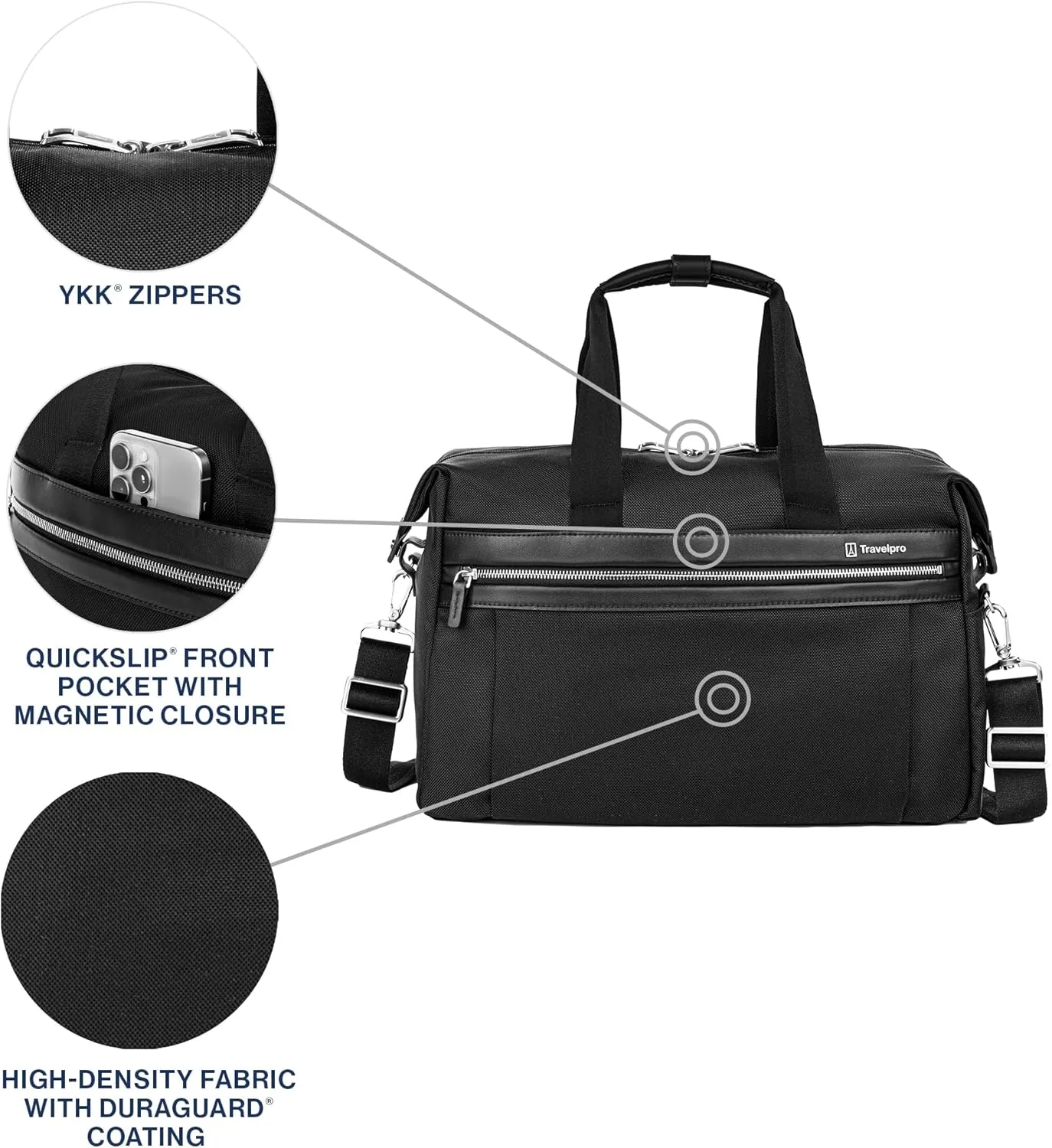 Travelpro Platinum Elite Carry on Soft Travel Underseat Tote Bag